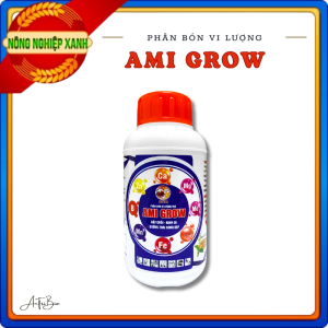 Phân bón vi lượng Ami Grow mập thân bung chồi vọt ngon xanh lá dưỡng trái bóng đẹp - chai 250ml