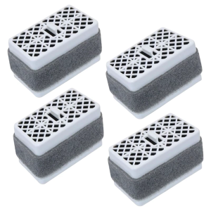 4Pcs Toilet Air Purifiers Replacement Cartridge Deodorizer Activated Carbons Filters for THU6474-01 Easy to Use