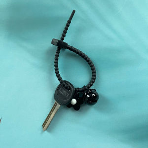 [Youth Sprit] พวงกุญแจลายดอกไม้สีลูกกวาดหวานแหวววซิลิกาเจลลายดอกไม้สำหรับประดับกระเป๋าเป้สะพายหลังของตกแต่ง