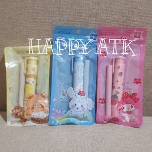 HAPUSAN / PENGHAPUS / PEMBERSIH PENSIL CETEK PENSIL SANRIO KUROMI CINNAMONROLL + REFILL