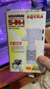 Pompa Aquarium Internal Filter AQURA 5 IN 1 SP 1050 L pompa celup power head akuarium