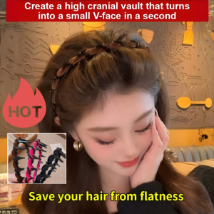 Lazy Women Winter High Cranial Top Hair Accessories Flash Diamond Wave Broken Teeth Headband Lazy Girl Hair Volume Tool Universal Hair Thickener Clip High Crown Accessory Wave Hair Clip Diamond Embellished Teeth Grip Design