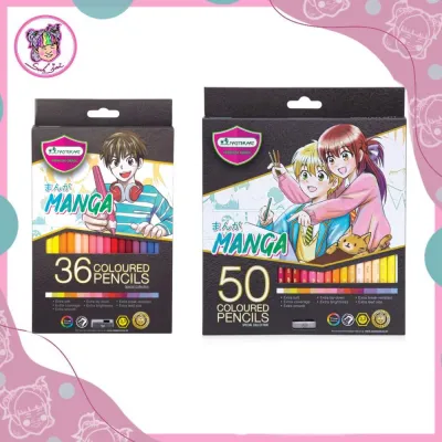 สีไม้ ดินสอสี 36/50 สี รุ่น มังงะ มาสเตอร์อาร์ต