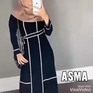 Best Seller!!! Abaya Asmah / Gamis Abaya Wanita / Gamis Abaya / Abaya Syari / Abaya Hitam / Gamis Hitam