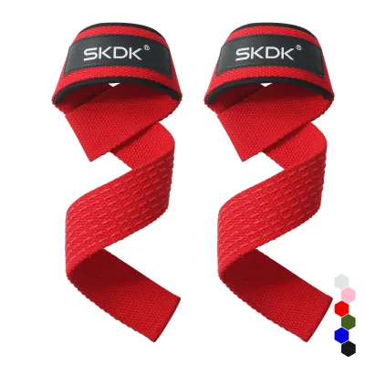2pcs Wrist Wrap Strap / Lifting Strap For Support Weight Lifting Gym Fitness