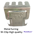 Metal furring W-Clip 100pcs and 200pcs Heavy duty by JLM BEAUTY. 