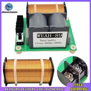Winnereco Bass Frequency Distributor 1500W Audio Crossover Filter Pure Bass Subwoofer Crossover for Home Theater Car Speakers