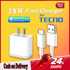 Techno 18W Fast Charging 6A Type-C Micro USB Cable For Tecno Android