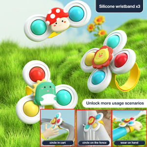 Creative Stress Relief Spinner Finger Spinning Toy 360° Rotation Kids Spin Toys Safe 婴儿陀螺玩具