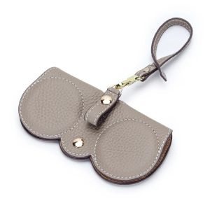 Hoàng gia Bagger túi đựng kính râm cho phụ nữ da bò thật thời trang đơn giản di động bảo vệ Bìa lưu trữ hộp đựng kính mắt 2044
