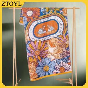 ZTOYL  Khăn gạc lớn vải dày và chất lượng cao (80x160cm) khăn dệt 4 lớp hấp thụ nước tốt thoáng khí tuyệt vời và không Đóng cọc