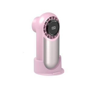 Practical Desktop Fan Comfortable Small Fan Digital Display Office Fan Rechargeable Air Cooling Fan Suitable for Home