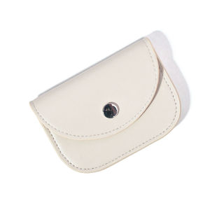 Hathin muii -  mini halfmoon dompet wanita kartu cash/coin wallet fashion Korean style wallet Tempat kartu/dompet mini yang dapat dilepas