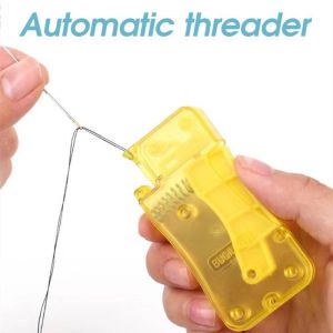 Quick Needle Introducer Elderly Automatic Sewing Needle Threader Sewing Supplies Sewing Accessories Hand Work Tools