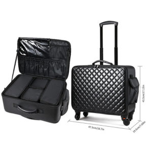 Professional Trolley Makeup Box Multifunctional Makeup Artist Tool Box Salon Hairdressing Nail Art Tattoo Storag Box 化妆箱
