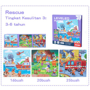 Mumystation Buku Puzzle Magnet 3 in 1/5 Step Book Magnetic Puzzle Buku Puzzle