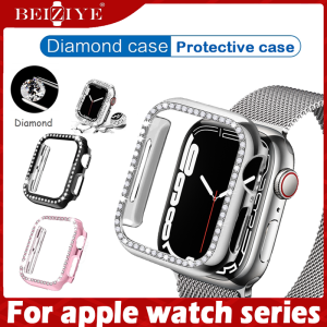 Diamond Bumper Metal Protective Case for apple watch Series 11 10 9 8 7 6 SE 5 Cover 41mm 45mm 38mm 42mm 40mm 44mm iwatch ultra3 / ultra 2 49mm case Bracelet