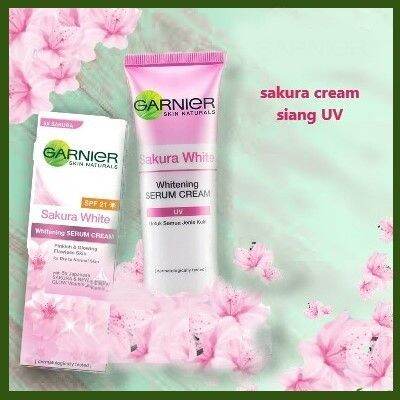 Garnier sakura white pinkish deals radiance whitening cream