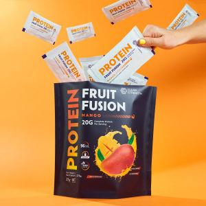 Clear Strength Protein Fruit Fusion - MANGO | Clear Whey Protein Isolate | Not Milky | 0g Lactose | 10 Sachets