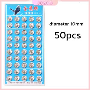 Jozoo Metal Snap Fasteners Press Button Black / Silver