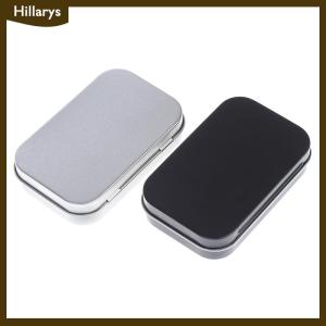 [Hillarys] Survival Kit Tin Small Empty Metal Tin Flip Storage Box Case Organizer For Money Candy Key
