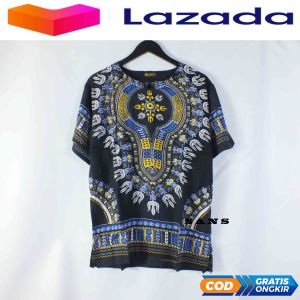 Baju bali etnik batik pria dan wanita premium -Kaos etnik premium - baju santai