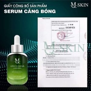 Tinh chất serum tái tạo thay da nhân sâm 1 MQ Skin EN120 giúp loại bỏ mụn nám phục hồi da 80ml
