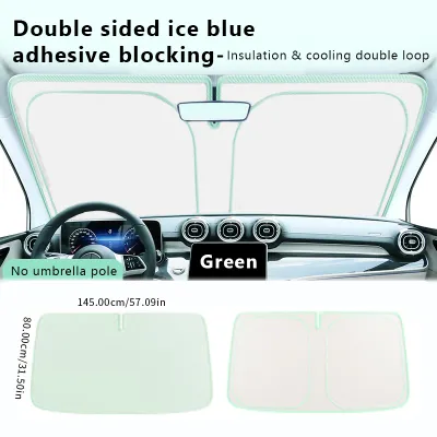 SEAMETAL 2026 New Car Sunshade Cover Front Windshield UV Protection Heat Insulation Sun Shade Universal Car Shade Cover