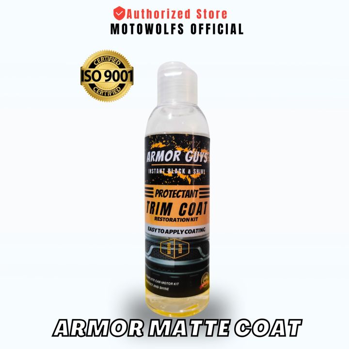 ARMOR MATTE COAT AND WAX  Glossy For Motorcycle Black Wax Car Cleaning Super Max Matte Top Coat Quality Vs1 Hydrophobic
