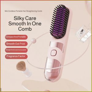 Hair Conditioner Quick Styling Straight and Curly Electric Comb Double Conservation
