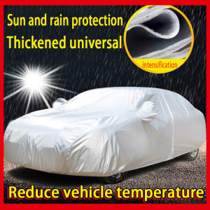 Car Cover Universal Waterproof car Water Proof Light Weight Waterproof Lightweight Nylon car cover waterproof Sun Dust Protection Protects your car from exposure to sun dust pollutants rain birds and moisture