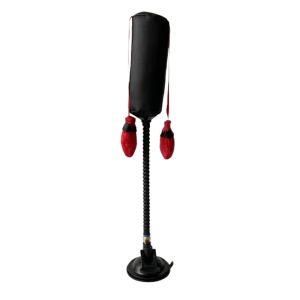OOC Suction Cup Cat Boxing Toy Scratch Trainer Self-standing Cat Boxing Game Multi-Functional Scratch Resistant Pet Punching Bag Toy Indoor Play