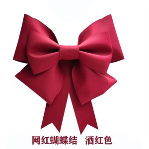 DOUBLE HAPPINESS INS BIG BOW KNOT SET WEDDING STICKER