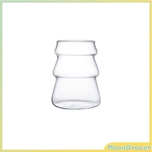 M.G. Creative Tree Shaped Coffee and Tea Glass Cups Heat Resistant Christmas Gift Mug