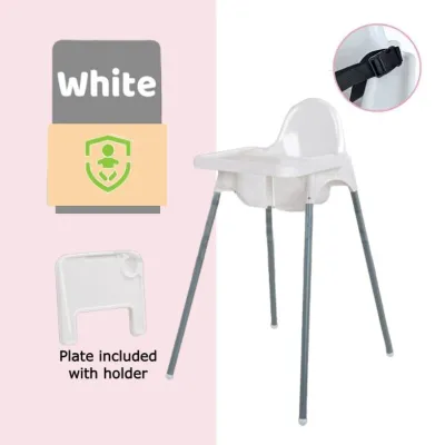Ready Stock Baby Chair Antilop Toddle Infant Baby High Chair Seat With Safety Belt and Tray Dining / Table Multi Color