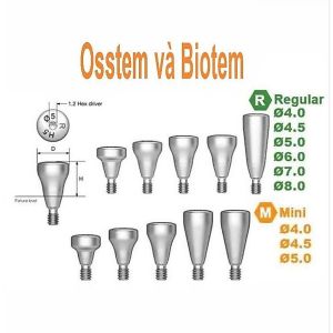 Healing Lành Thương Cho Osstem & Biotem Implant - Healing Phục Hình Implant Nha Khoa