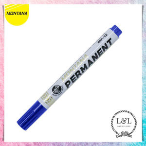 Spidol Permanent Montana Hitam Spidol Papan Tulis Permanent Marker Montana Round Tip