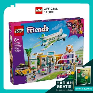 LEGO Friends 42656 Heartlake City Airport and Airplane (958 Pieces) Mainan Anak Perempuan Building Block Toys