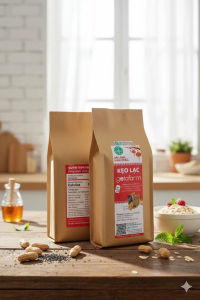 Kẹo Lạc Vị Gừng Gotafarm - giảm ngọt với đường tự nhiên