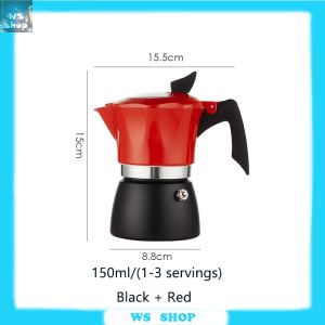 Aluminum Coffee Moka Pot Espresso Percolator Stove Coffee Maker Pot Classic Octagonal Shape Home Outdoor Cafe Tool