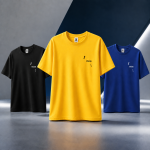 Mens Plus Size Oversized Graphic T-Shirt Breathable Quick Dry Crew Neck Casual Short Sleeve Top OS467