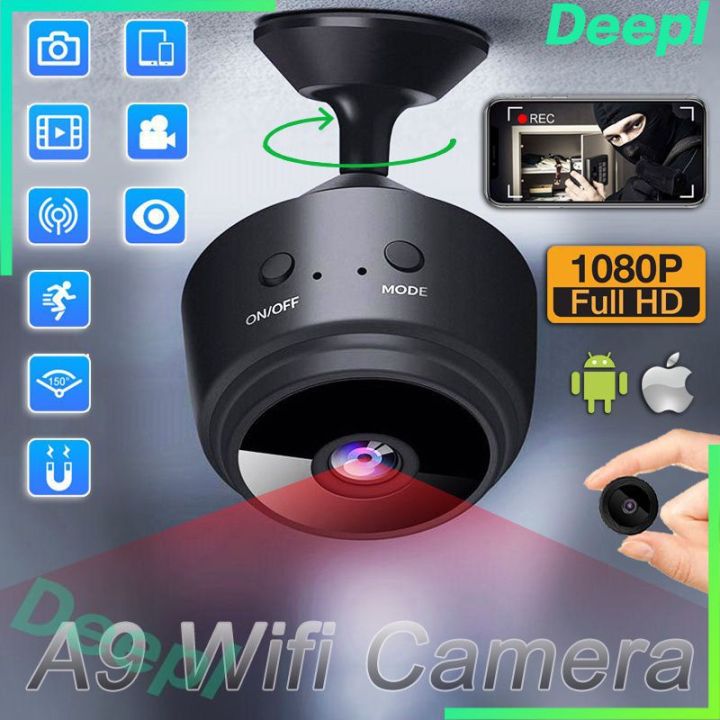 【Available from stock】1080P HD webcam Wifi mini IP camera