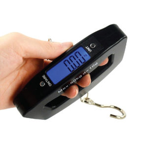 50kg/10g Electronic Digital Luggage Scale Portable Weighing Travel Suitcase/Penimbang Bagasi