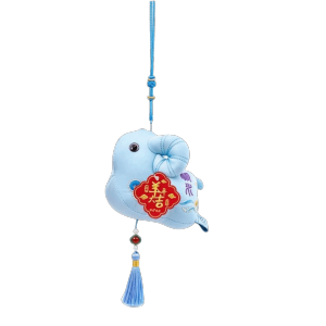 HORAC Zodiac Lamb Goat Doll Pendant Chinese Style Mascot Sheep  Decoration Funny Cute Car Pendant Car