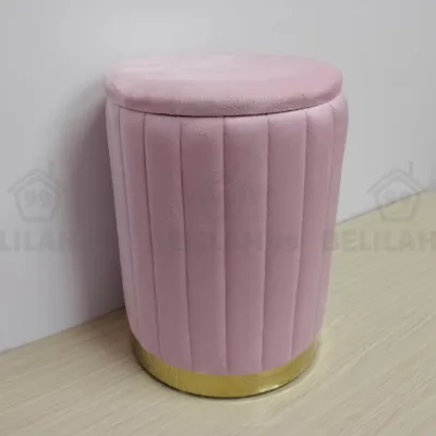 Belilah Velvet Dressing Table Set Meja Solek Make Up Table Led Light Mirror Ribbon Chair