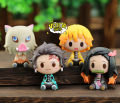 Mô hình Kimetsu No Yaiba - 10 mẫu Chibi Tanjiro Nezuko Zenitsu Inosuke Rengoku Xà Luyến Hà trụ - Thanh gươm diệt quỷ. 