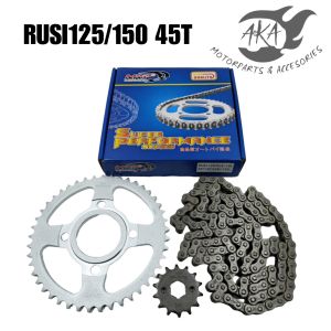 MRP Chain Set for RUSI125/RUSI150 45T-14T/428H-130L Super Performance