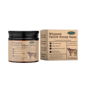 new WoodSleep ​Beef Tallow Paste Deeply Moisturizer Brightening Wrinkle Remover Grass Fed Tallow Wild Honey Face Body Cream Skin Car Free Shipping