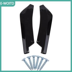 【E-WOITD】 1 cặp sợi carbon winglets bên váy mở rộng phổ quát xe phía trước phía sau bội Dải môi Spoiler khuếch tán Splitter đầu bảo vệ