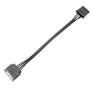 Power Extension Cable 15Pin Male To IDE 1/2 Big 4Pin Female Cable Power Adapter for Hard Drive Hardware Adapter